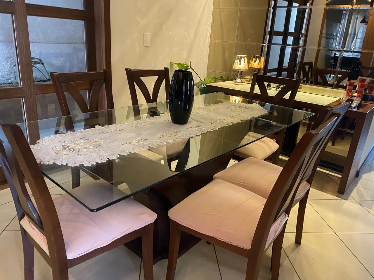 Linda mesa de jantar com 6 cadeiras  - Foto 3