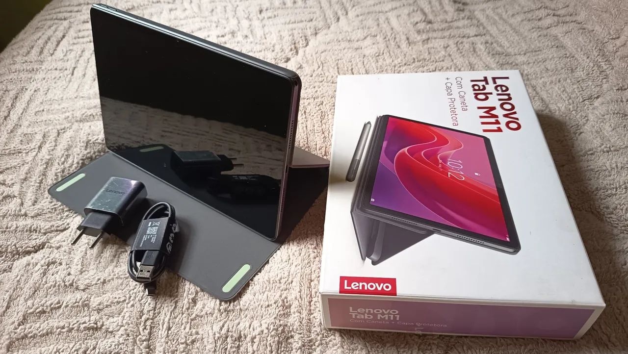 Tablet Lenovo Tab M11 (128GB) - Kit Completo com Caneta e Capa ? - Foto 4