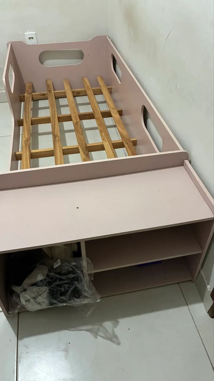 Cama infantil feminina Rosa  - Foto 2