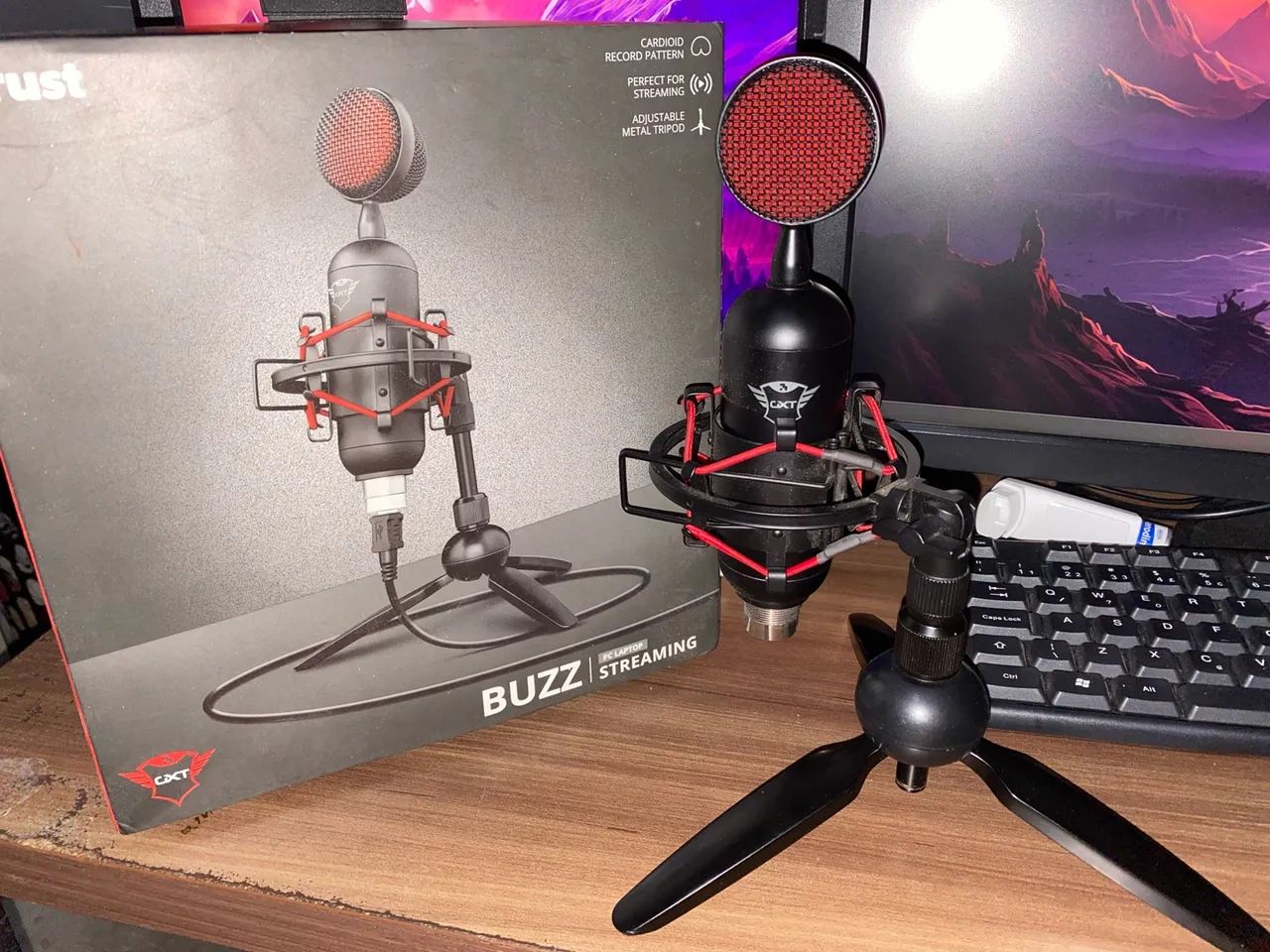 Microfone gamer USB profissional  - Foto 4