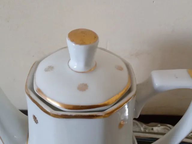 Antigo Conjunto de Café em Porcelana Mauá  - Foto 3