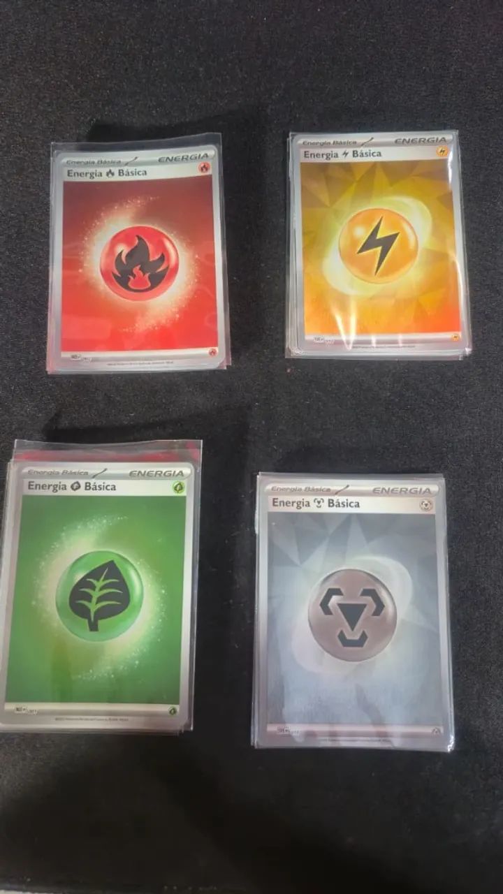 kit 32 energias Foil Pokémon TCG - Foto 4