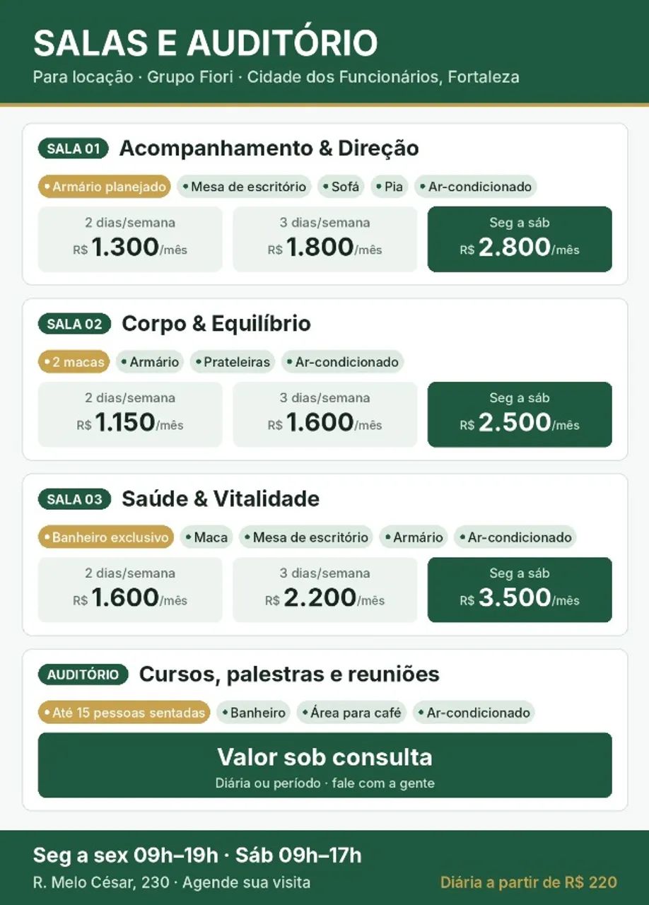 Salas equipadas e auditório p/ locação - Cidade dos Funcionários - Foto 2