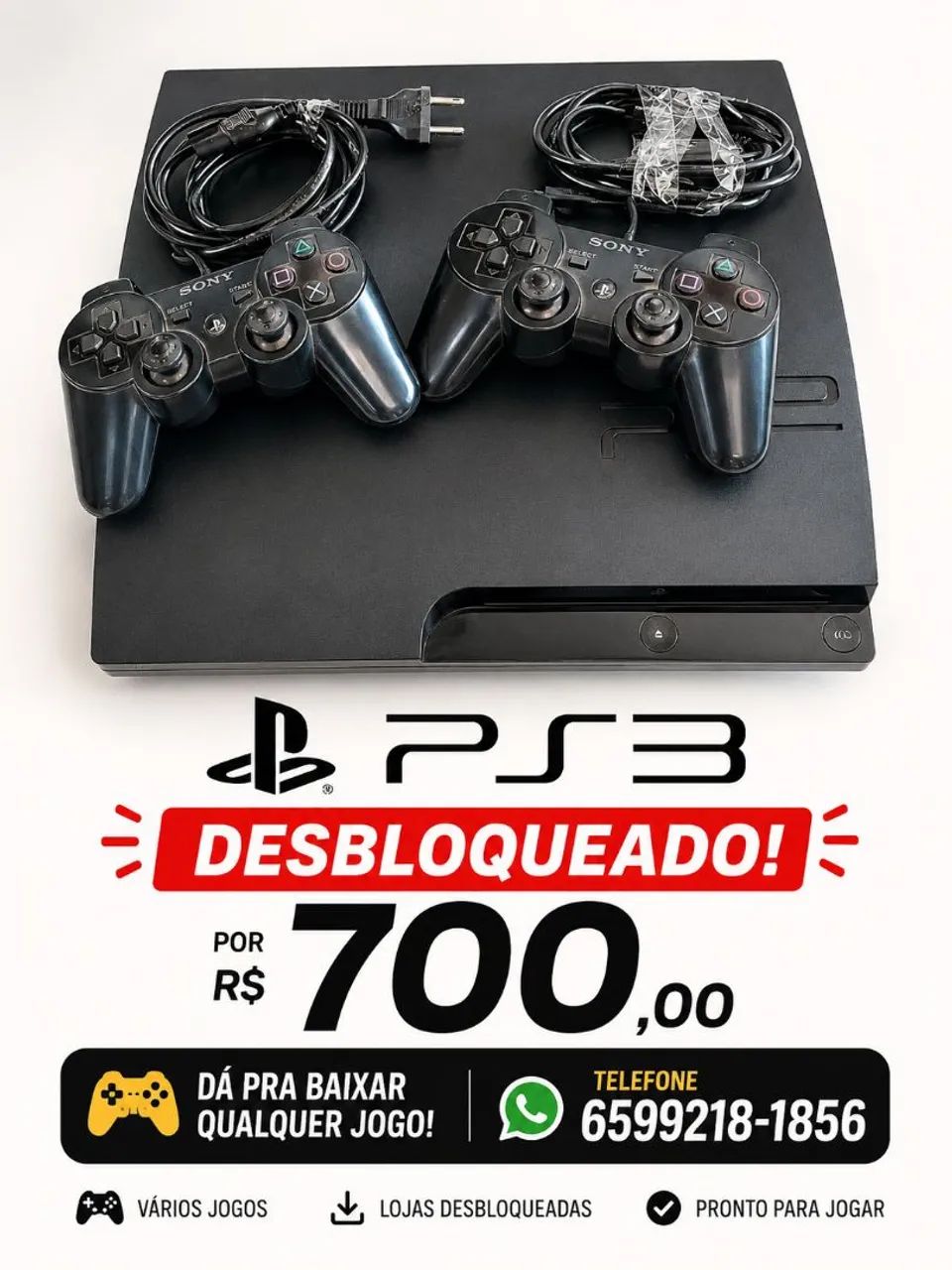 PLAYSTATION 3 DESBLOQUEADO HEN 