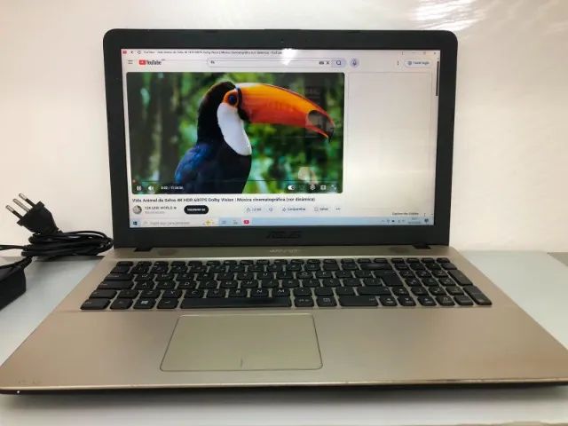 VENDO NOTEBOOK ASUS TELA 15 POLEGADAS, COM SSD 120GB, 4GB MEMÓRIA, PROCESSADOR N3450