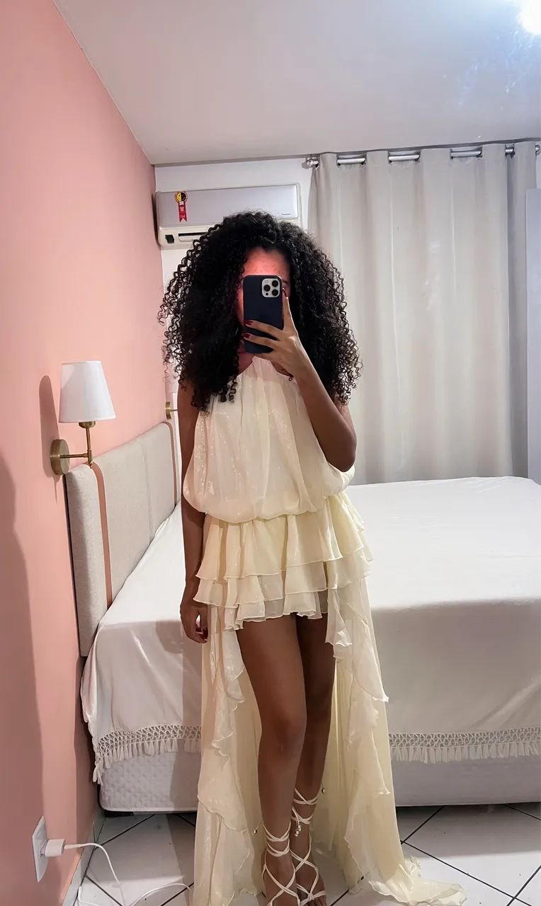 Vestido elegante cor marfim  - Foto 2