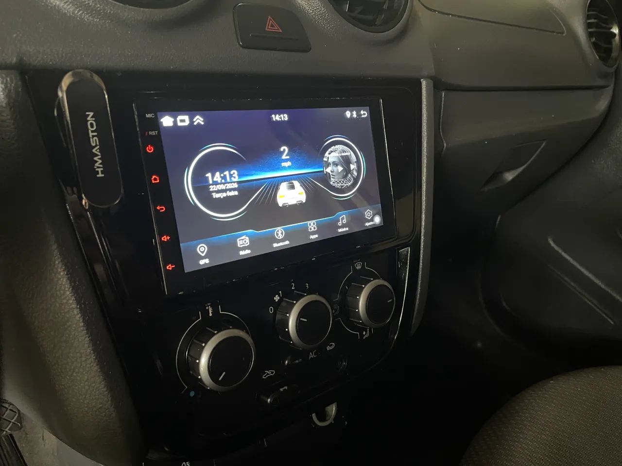 Multimídia Android 7Pol CarPlay e Android auto sem fio  - Foto 2
