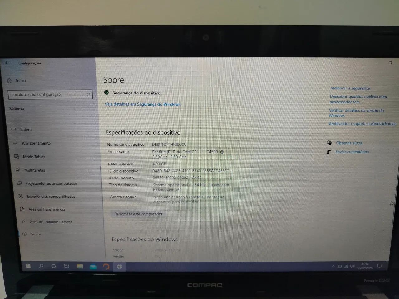 Notebook compaq - Foto 2