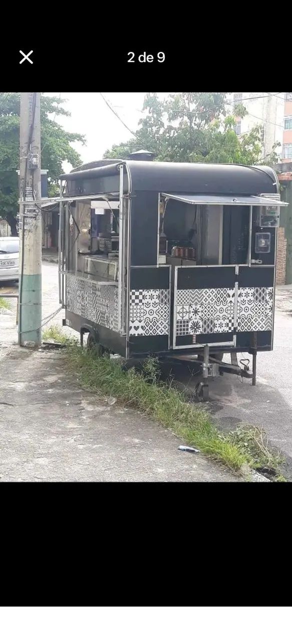 Vendo um trailer com uma chapa cadeira mesa fritadeira - Foto 3