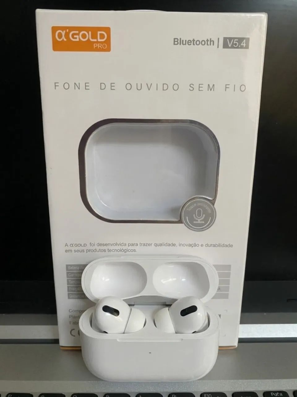 Fone de ouvido Bluetooth sem fio A?Gold