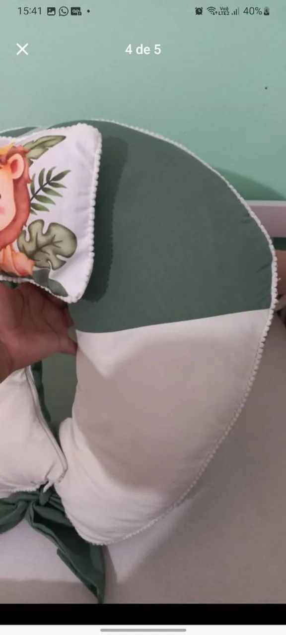 Almofada de amamentar e ninho  - Foto 2