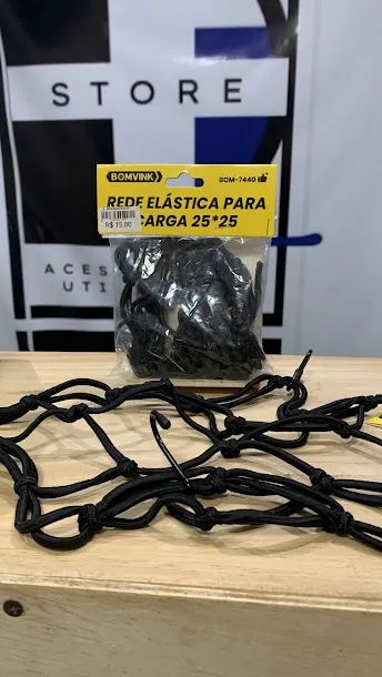 Rede elastica de moto para segurar capacete na moto 