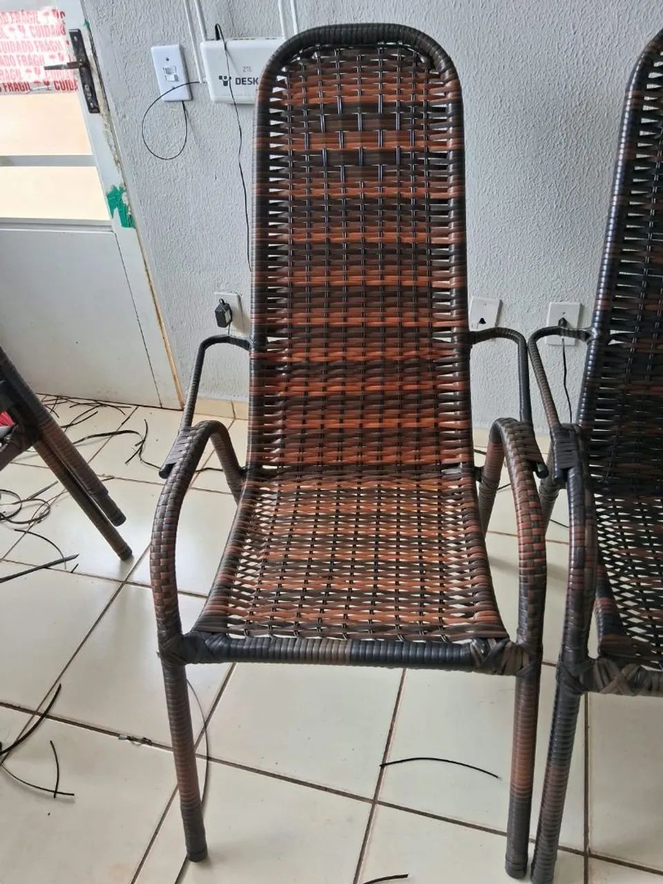 Cadeira de junco 