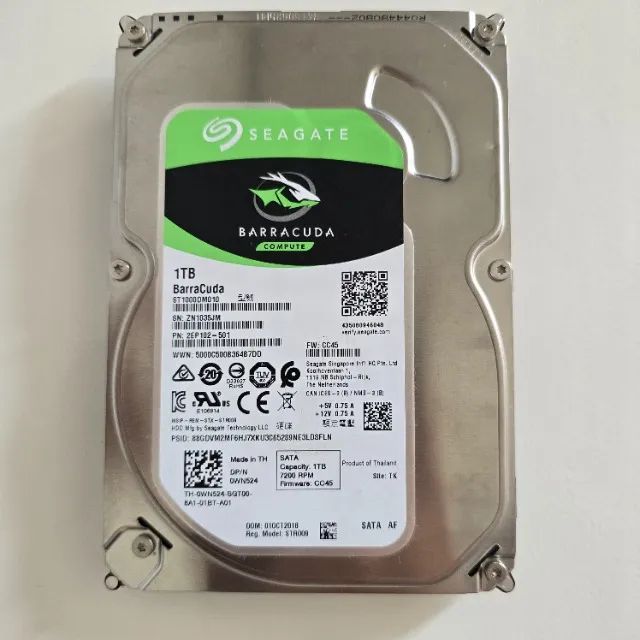 HD desktop 1tb seagate