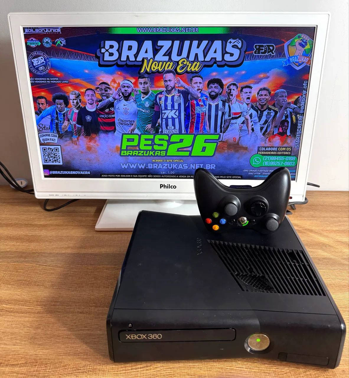 Xbox 360 + 60 jogos no HD