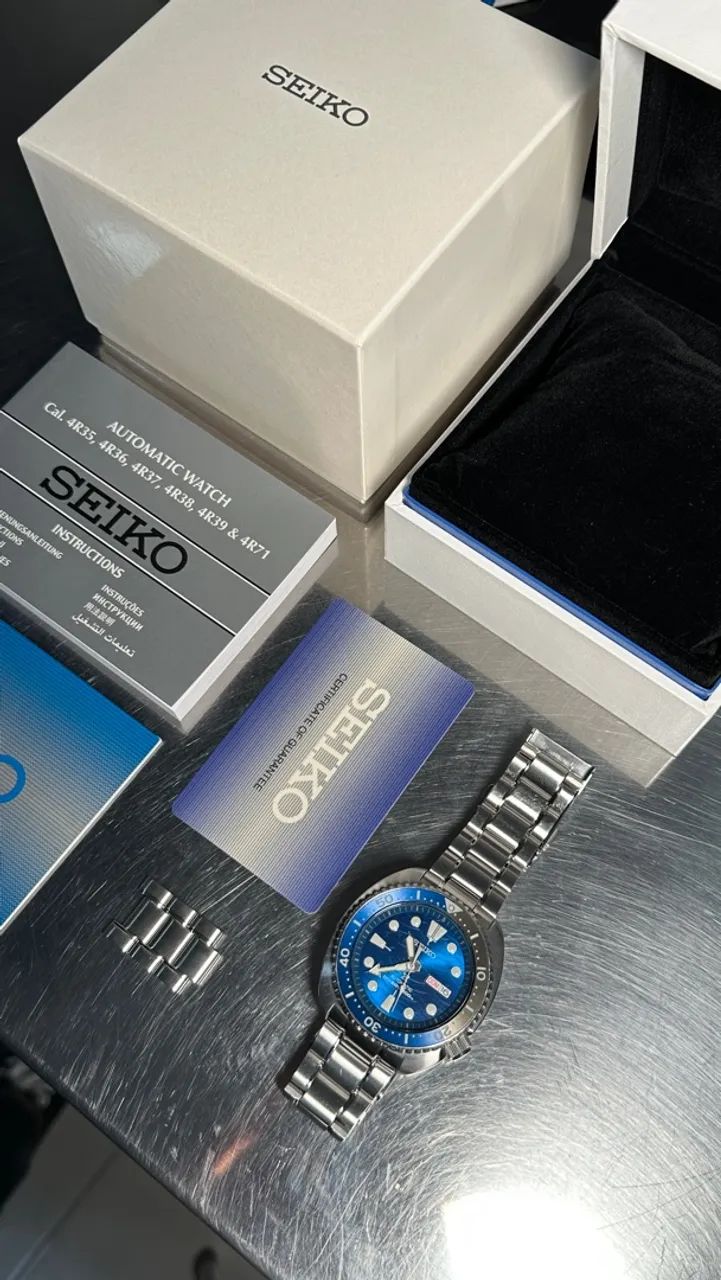 Relógio Seiko turtle - Save the ocean - Great white shark  - Foto 3