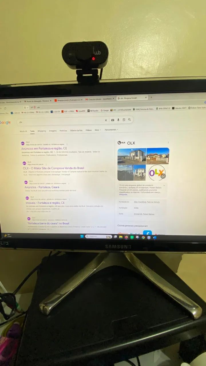 Monitor Samsung 21,5´ - Com defeito na tela - Foto 2