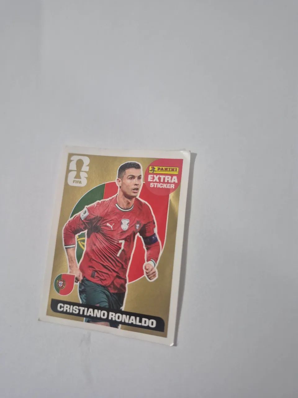 Figurinha dourada do Cristiano Ronaldo de 2026 - Foto 2