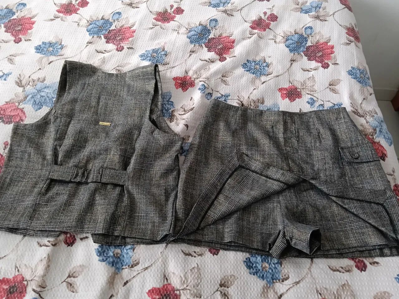 Conjunto de short saia, novo  - Foto 2