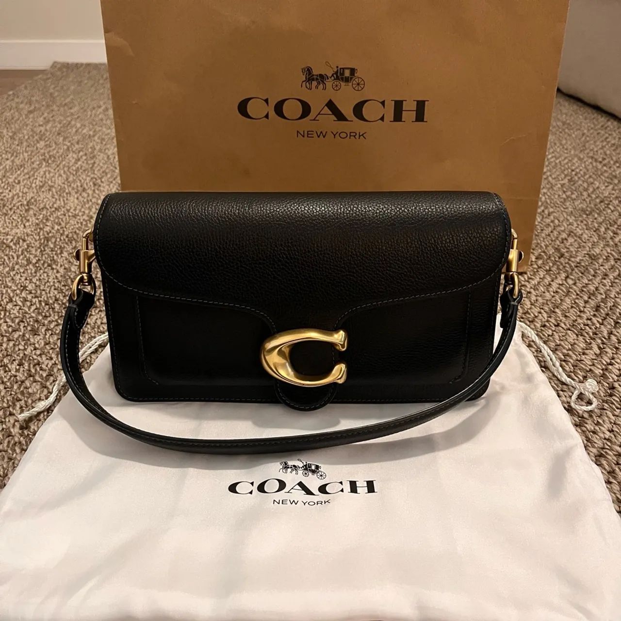 Bolsa Coach Tabby 26 preta original