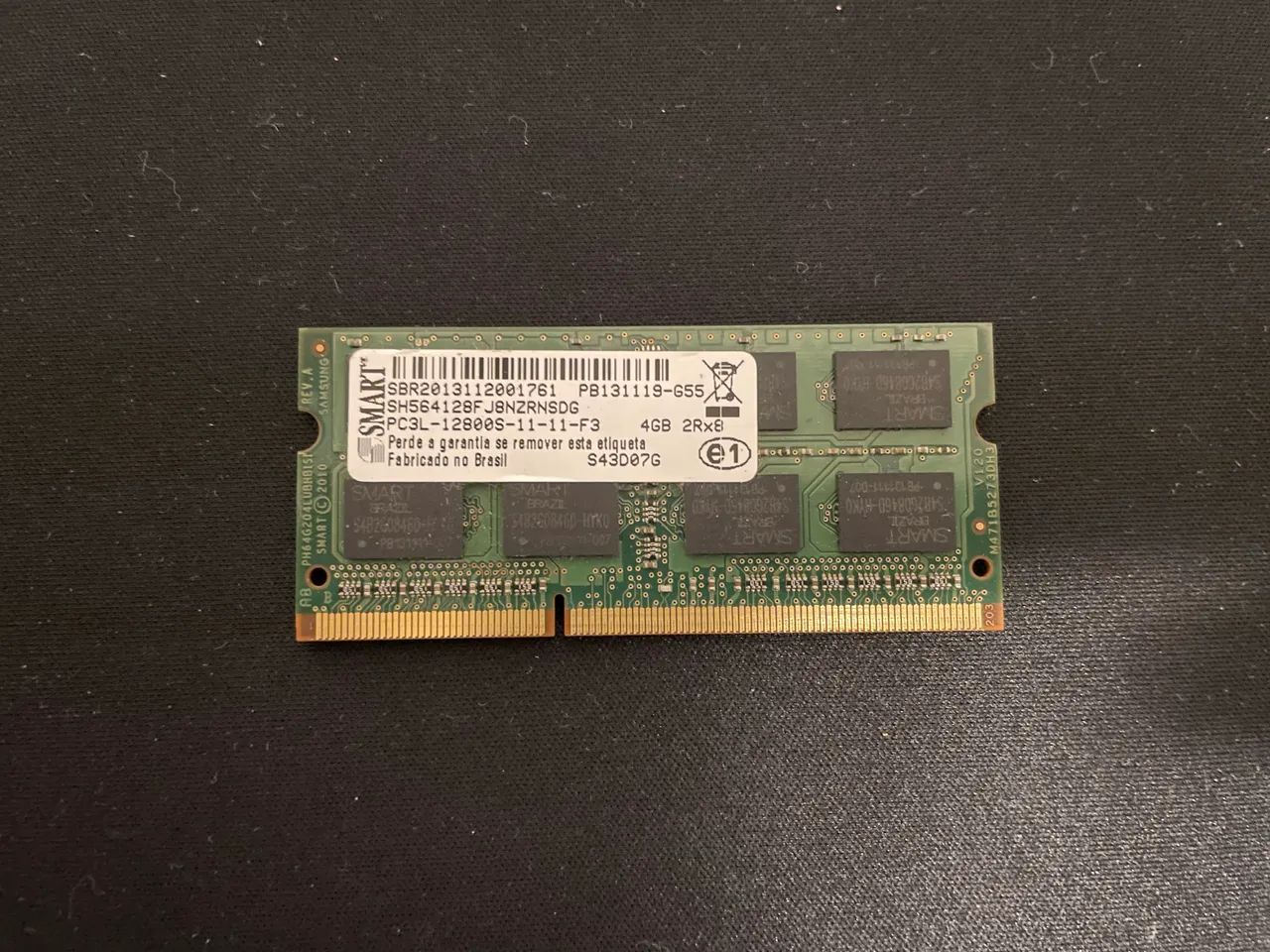 Memória Ram 4gb DDR3L Notebook - Smart