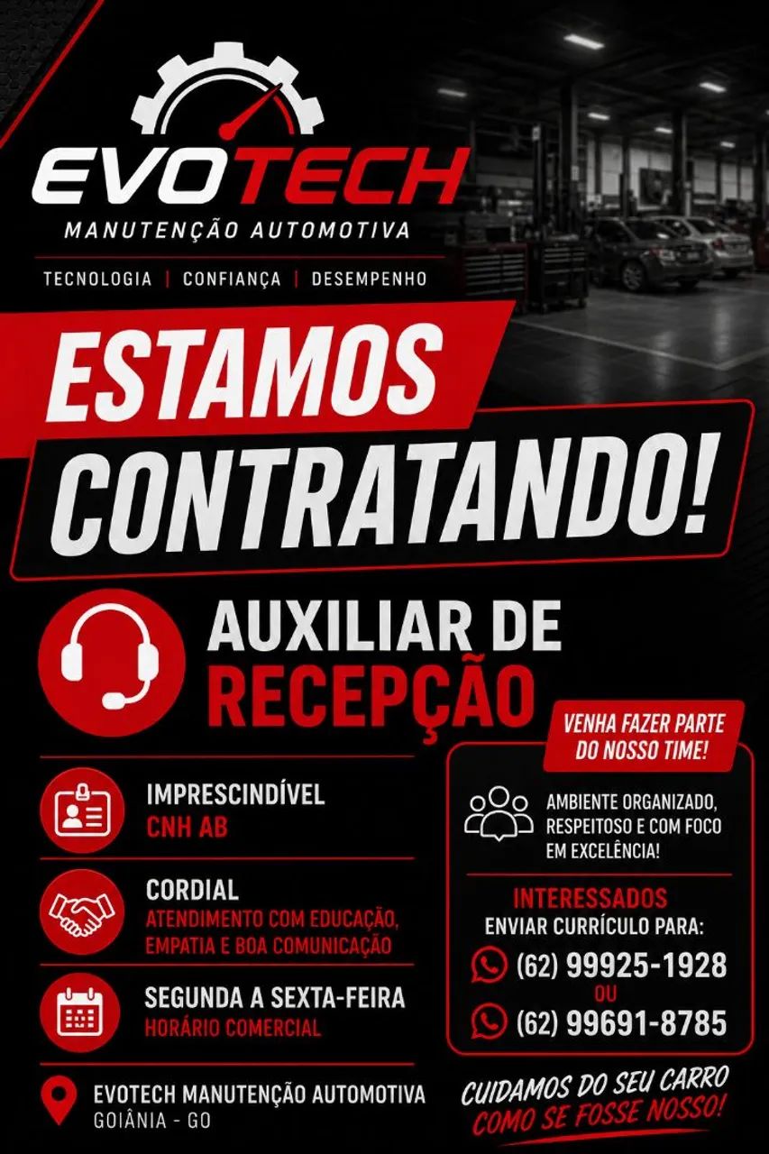 Auxiliar de Recepção 