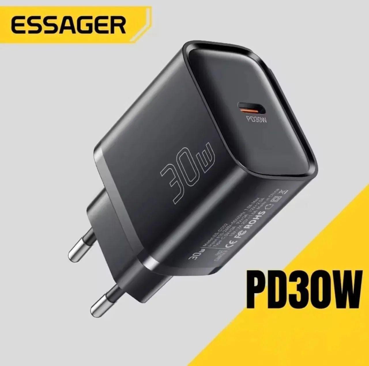 ESSAGER CARREGADOR TURBO 30W TIPO C - Foto 3
