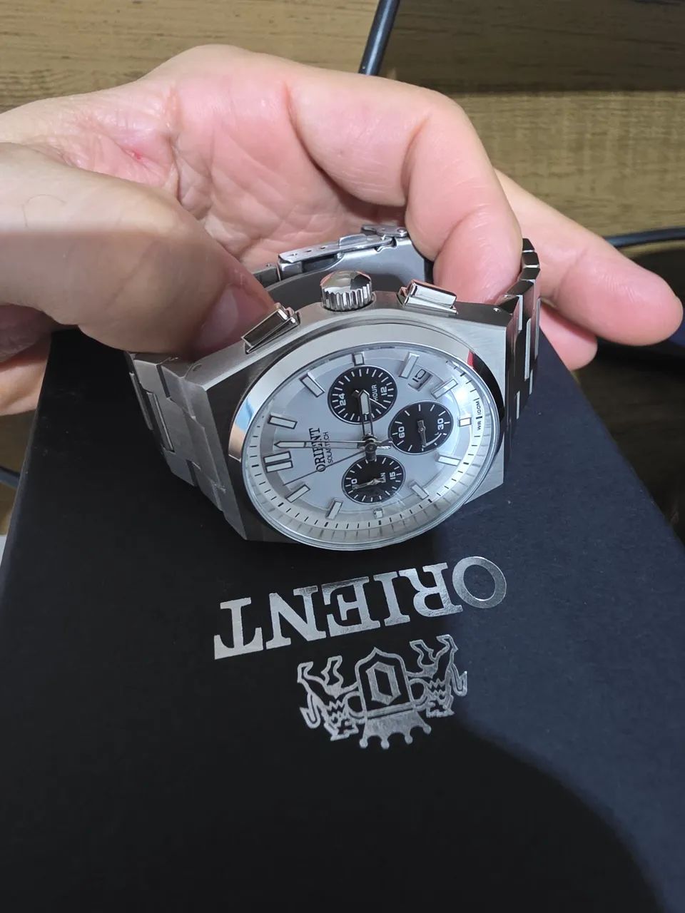 Relógio Orient panda, cronógrafo - NOVO. - Acessórios - Antônio