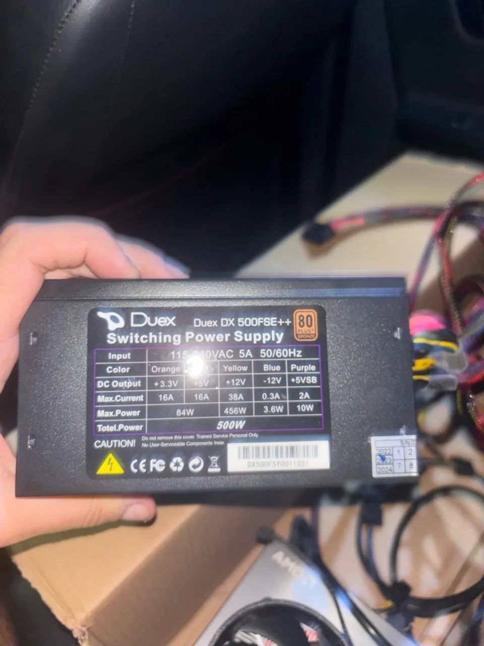 Fonte computador Duex plus 500w - Foto 2