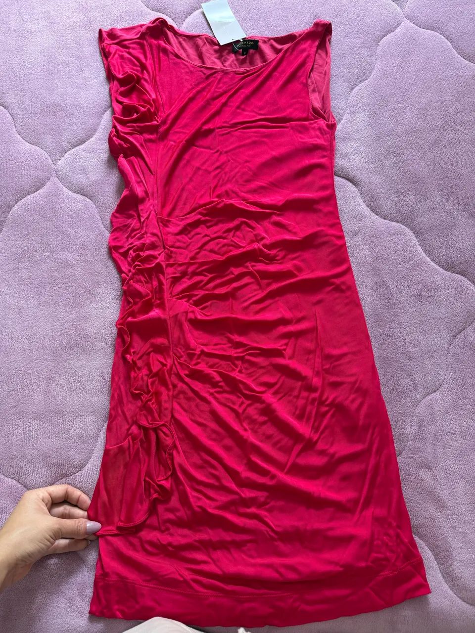 Vestido rosa tamanho P - Foto 2