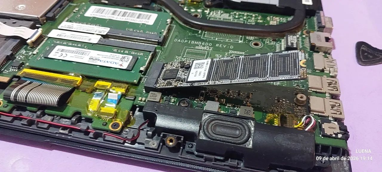 Notebook HP 240 G6 com processador i5 de 7a geração e DDR4 de 12GB. - Foto 2