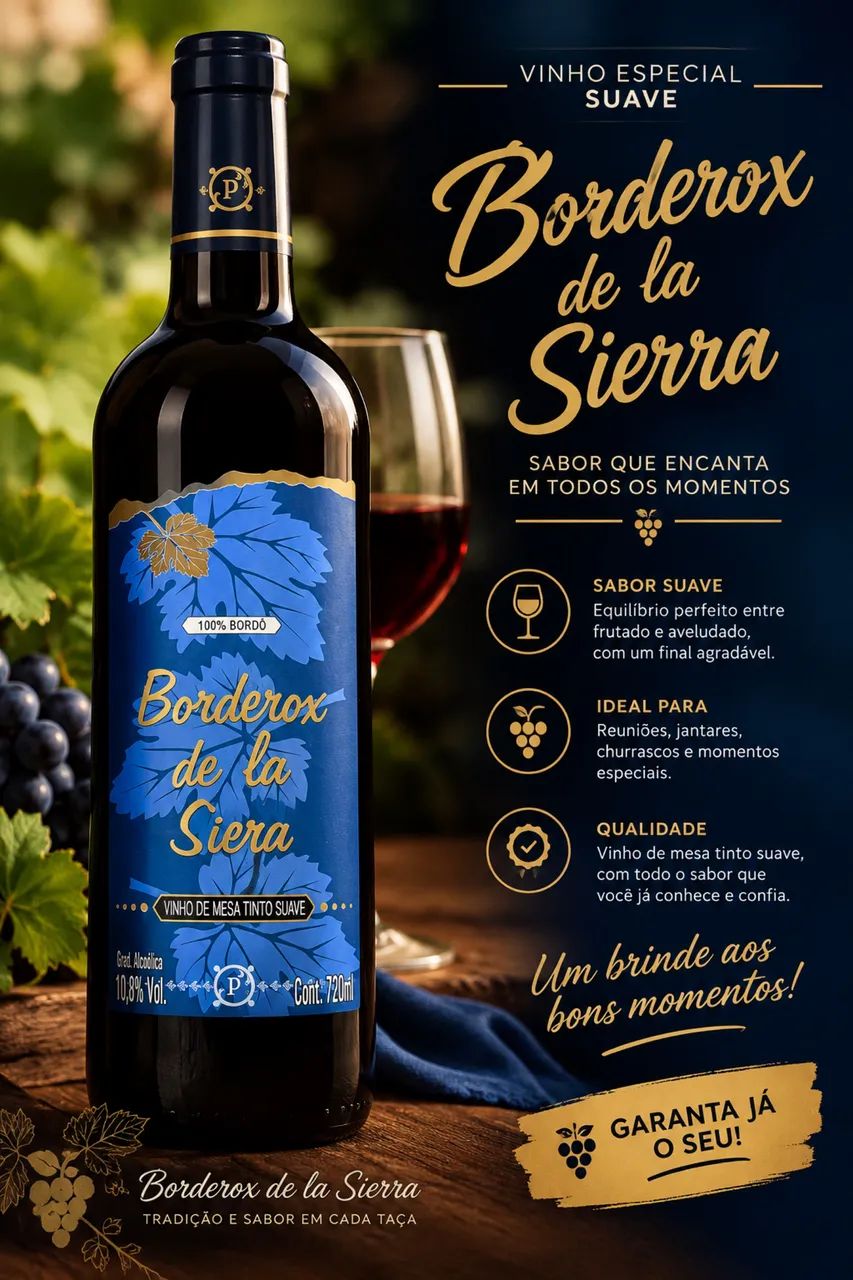 Vinho suave especial