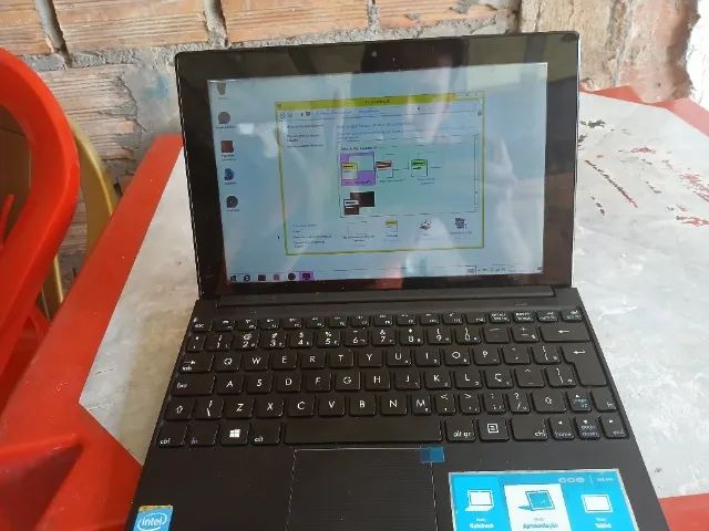 Netebook CCE Funcionando com tela com defeito - Foto 2