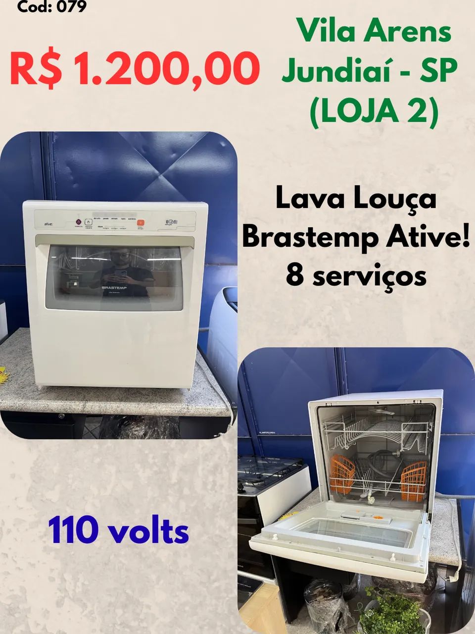 Lava Louça Brastemp 8 serviços