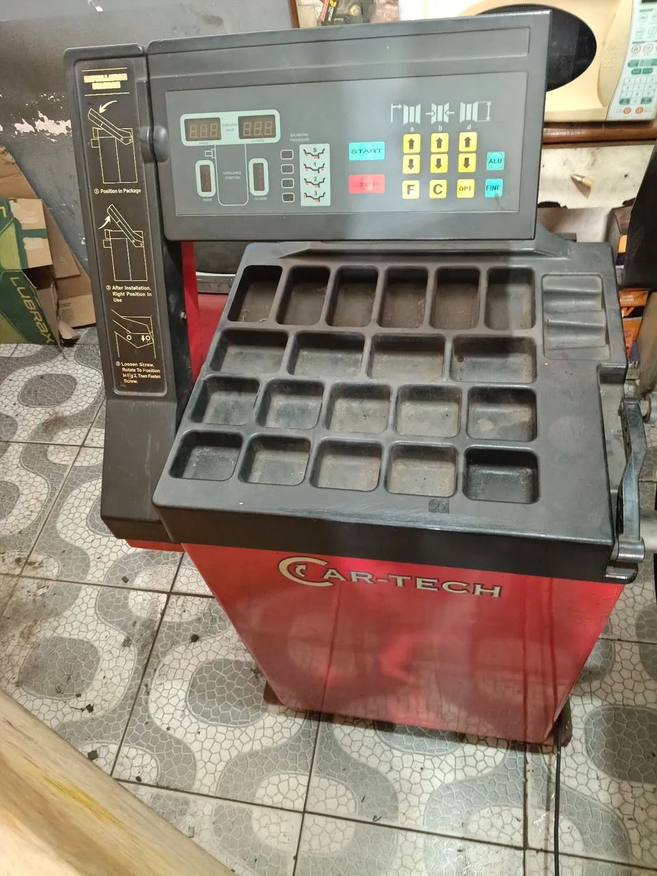 Balanceadora motorizada car-tech modelo CT-430
