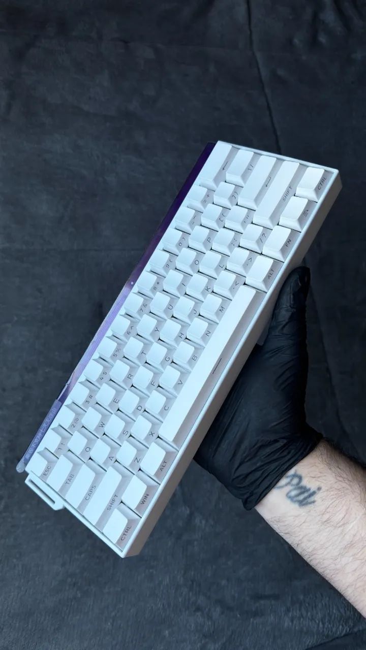 TECLADO MAGNETICO BRANCO AKKO SHINE60 - Foto 3