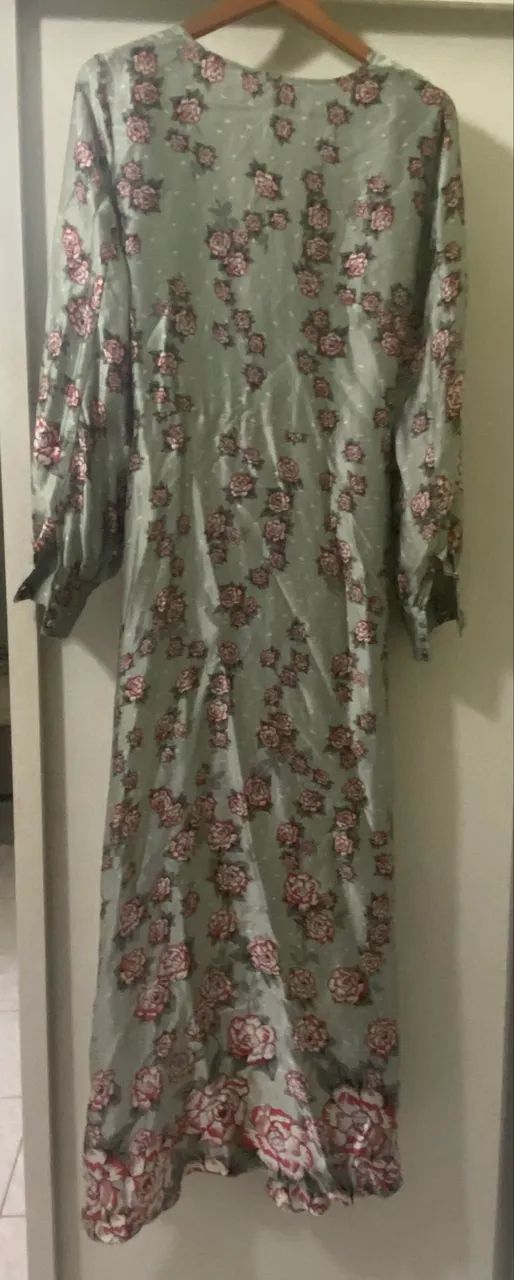 Vestido Seda longo LE LIS BLANC M - Foto 5