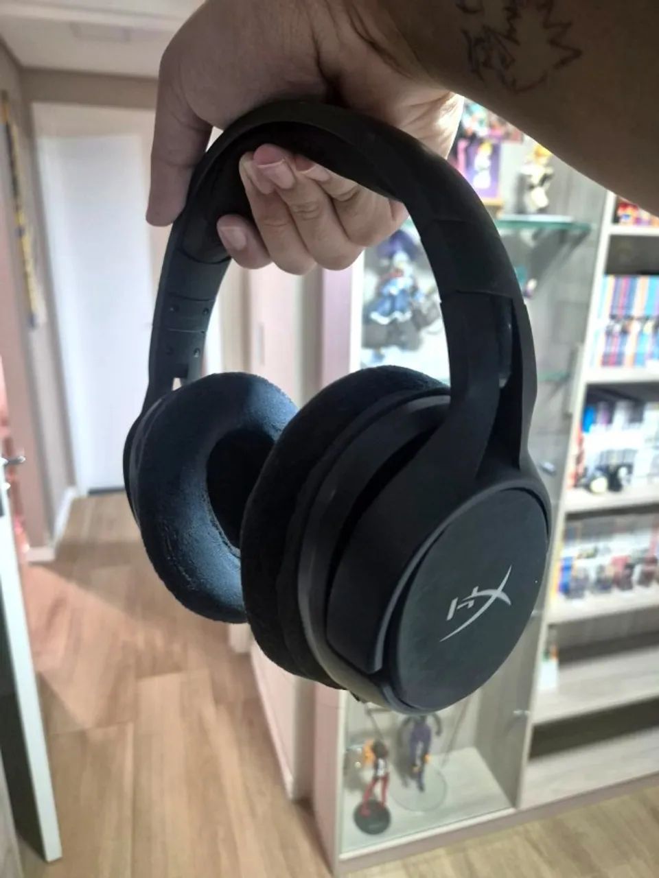 HyperX Cloud Flight S Wireless 7.1 com Dongle USB - PC PS4 PS5 - Testado - Foto 2