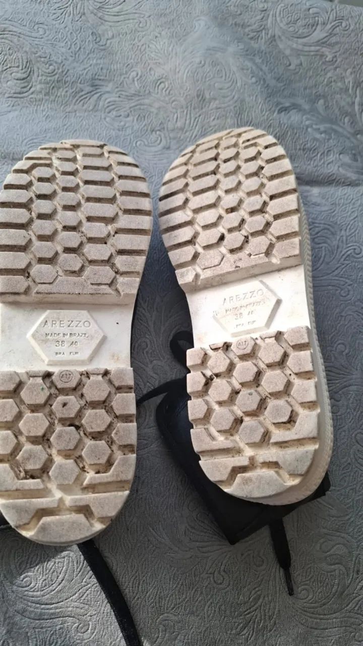Bota Arezzo preta número 38 - Foto 2