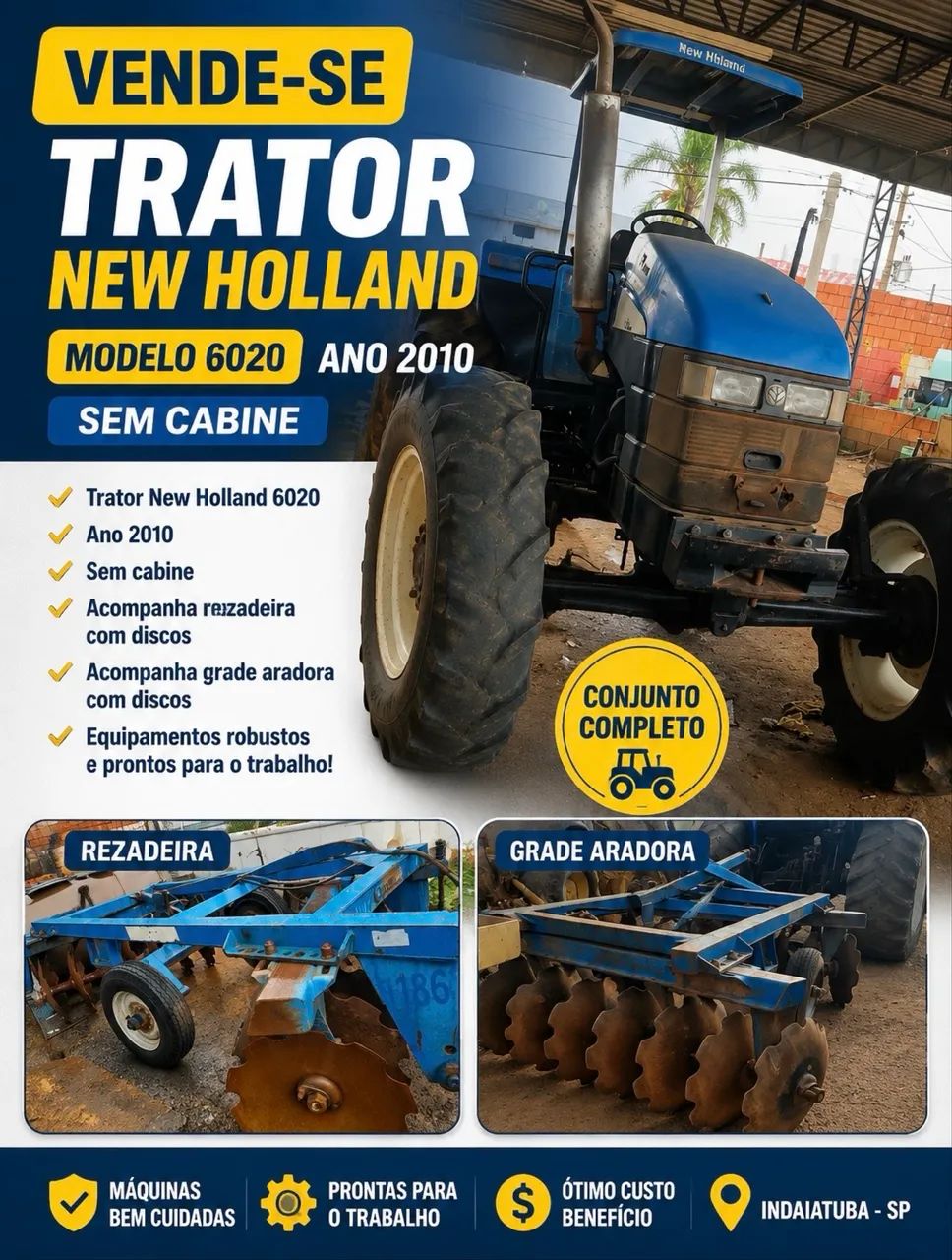 Trator New Holland 6020