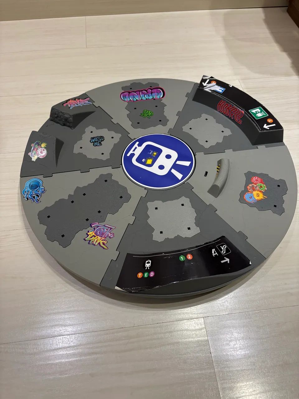 Pista Tech Deck giratória motorizada