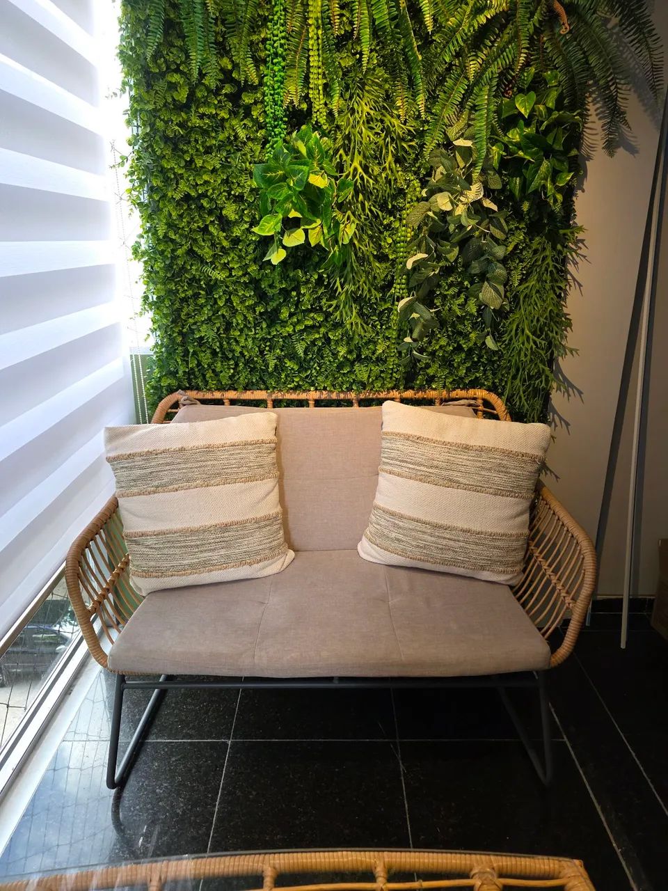 Conjunto varanda e jardim - 4 peças - sofá, cadeiras e centro  - Foto 2