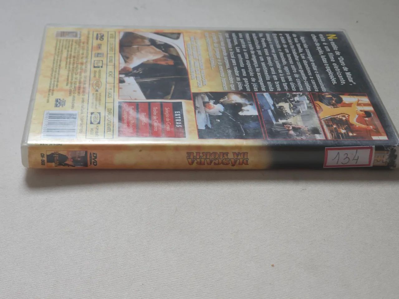 DVD Máscara da Morte Original, com Jet Li, Raridade (etiqueta e