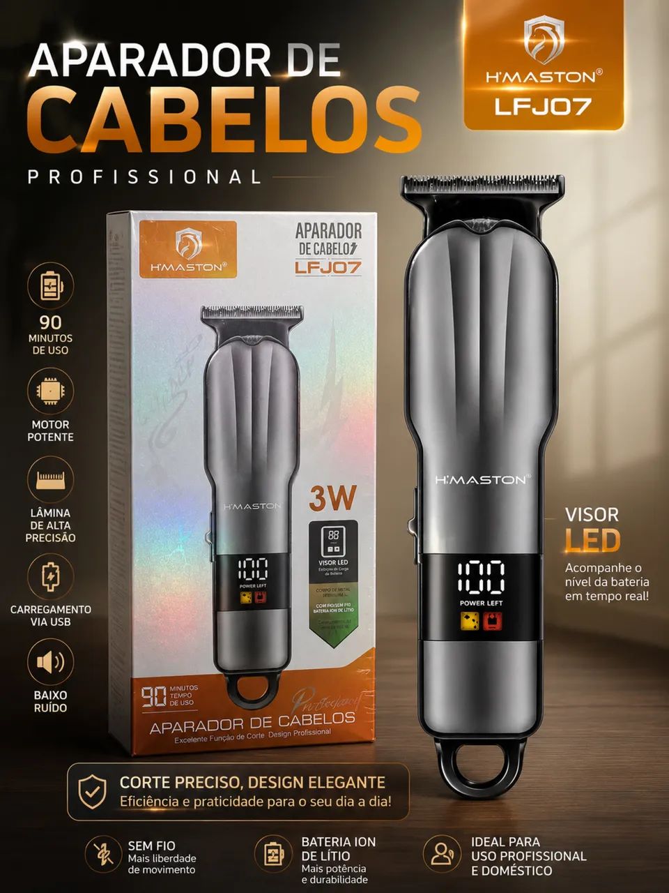 Máquina de cortar Cabelo 
