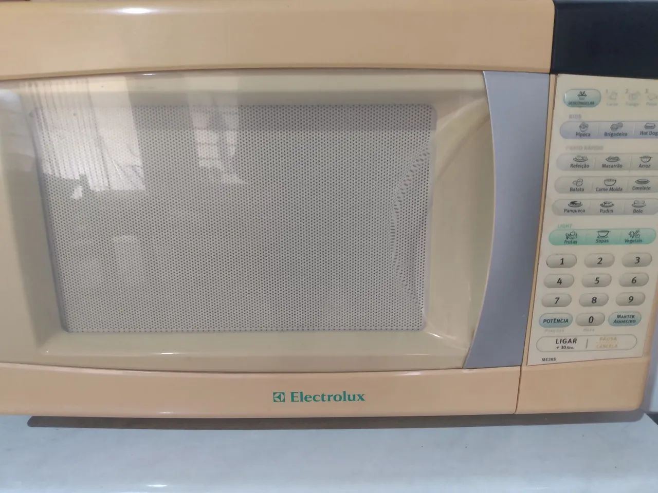 Microondas para retirar peça