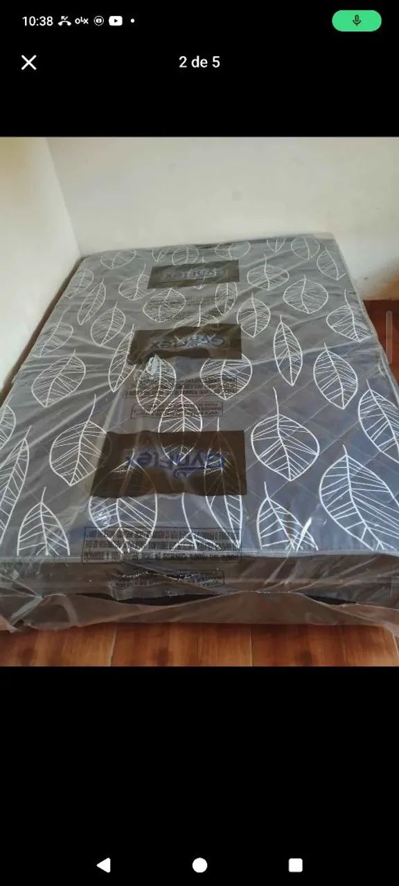Cama box casal 6cm promoção  - Foto 3