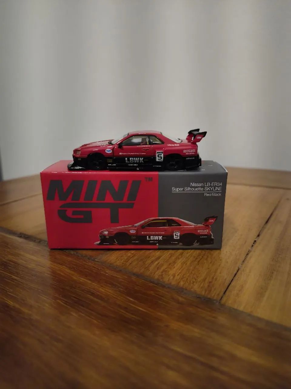 Mini GT dupla de skyline R34 liberty walk super silhouette