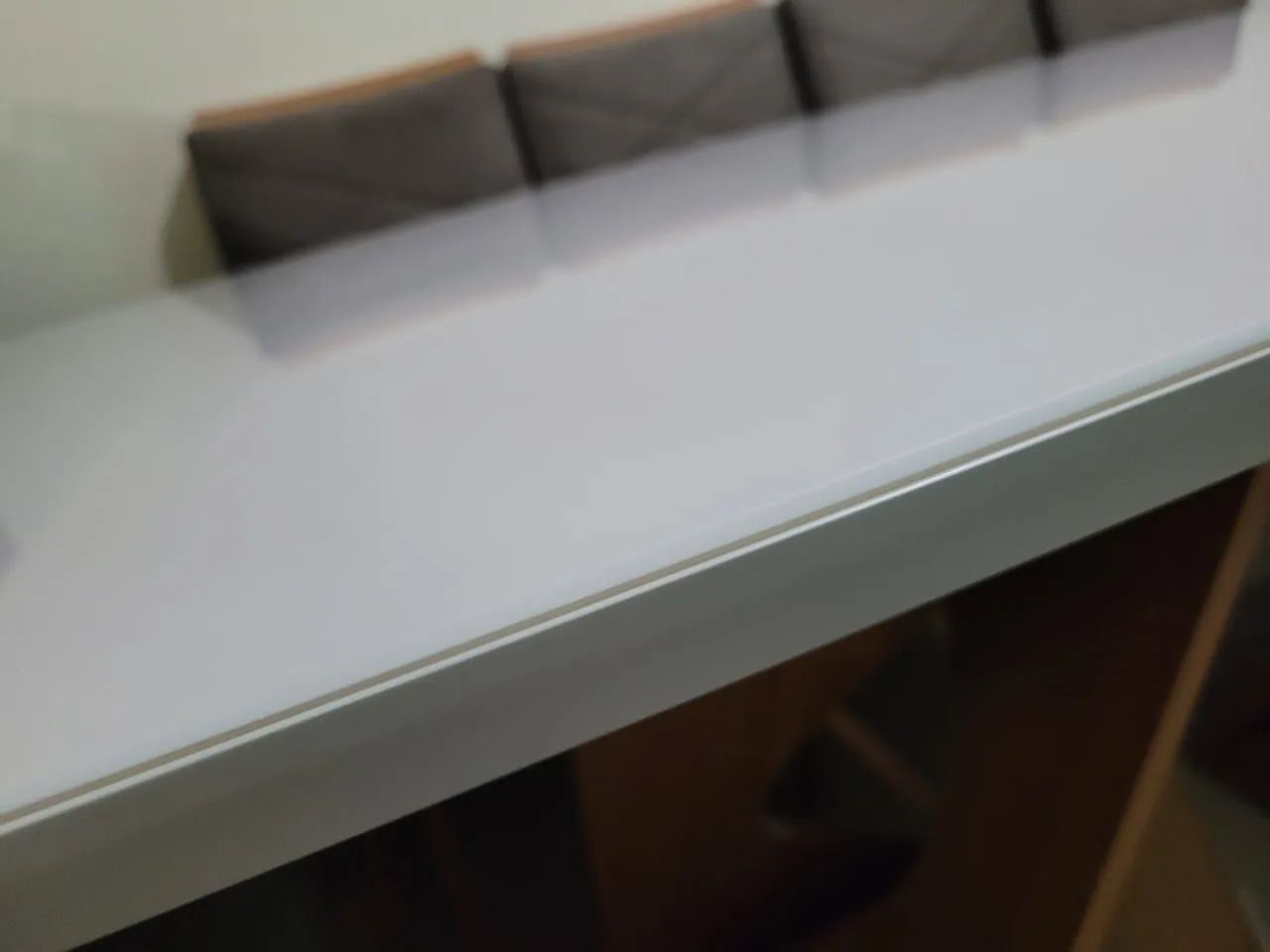 Mesa 8 lugares com tampo de vidro  - Foto 3