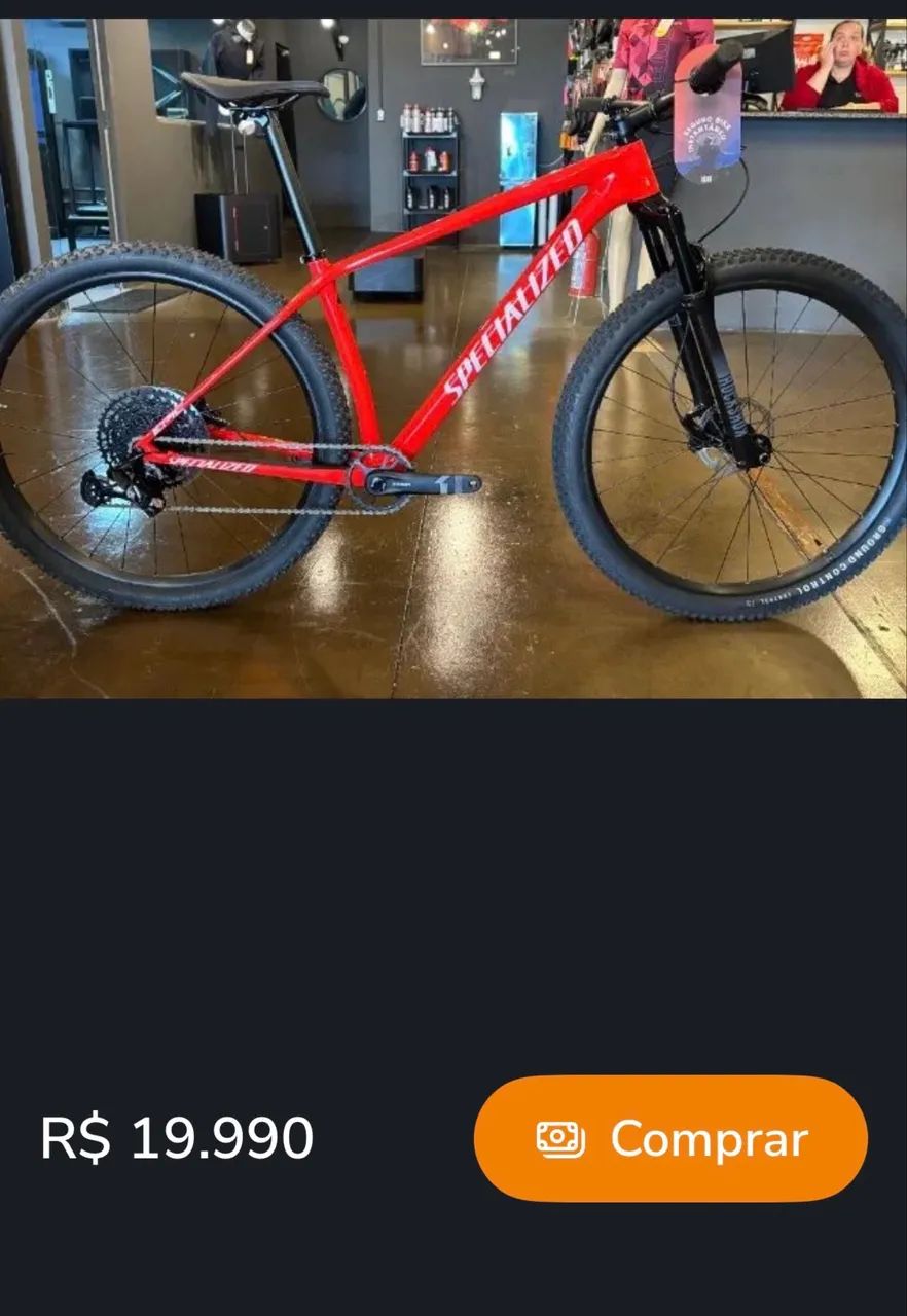 Epic HT Specialized tamanho M seminova  - Foto 3