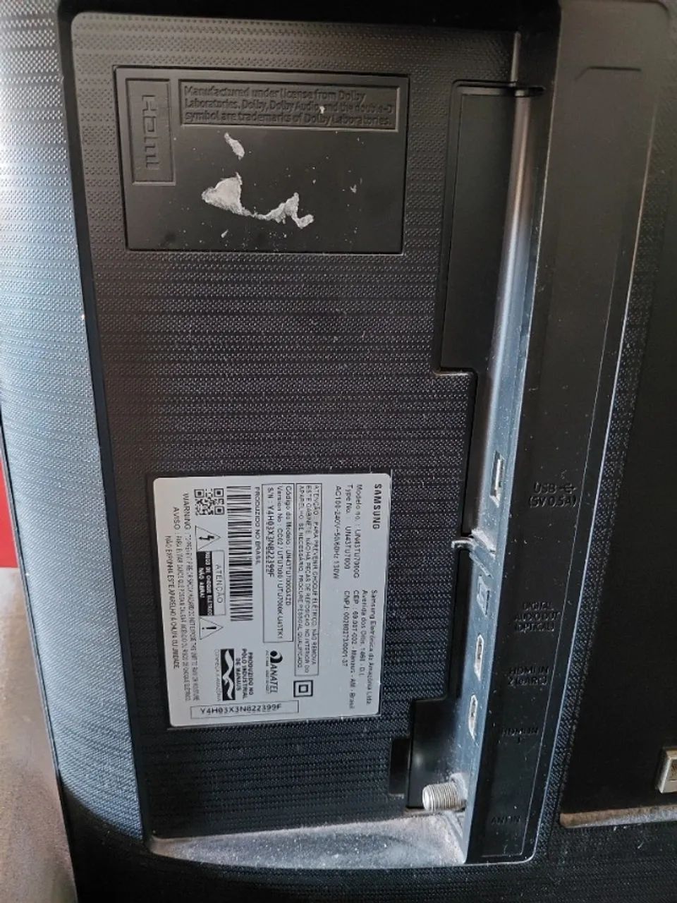 Televisão Samsung 43" com avaria - Foto 4